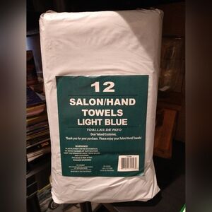 Pack of 12 Salon towels. Blue